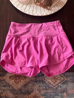 Lululemon Women's Active Pink Running Shorts